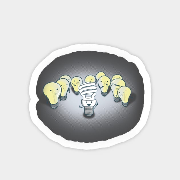 A Bright Idea Sticker by Noblehappenstance